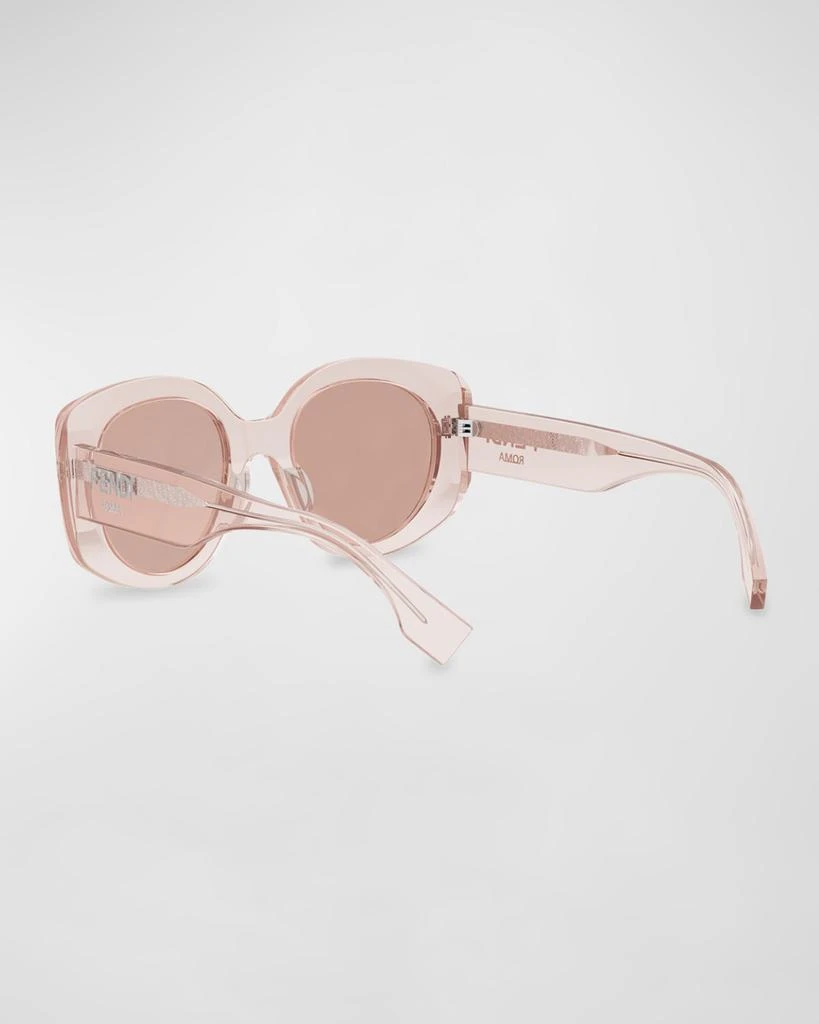 Fendi Fendi Roma Acetate Round Sunglasses 2
