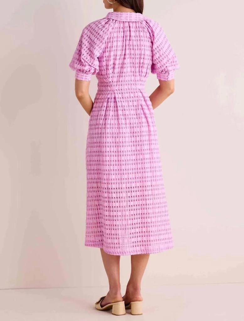 english factory pink gingham dress English Factory Pink gingham Midi Dress size