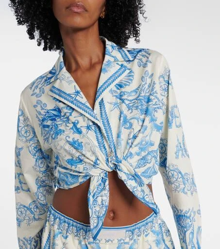 Versace Underwater Barocco crop top 4