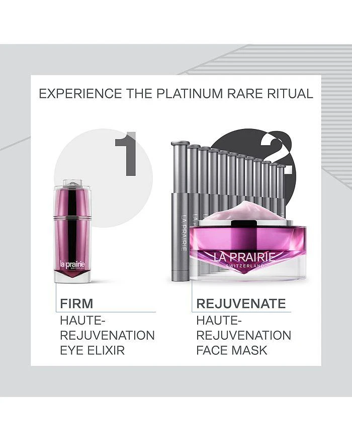 La Prairie Platinum Rare Intensive Treatment Mask Skincare Set 10