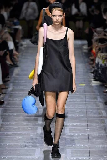 Prada Logo-embellished satin headband 4