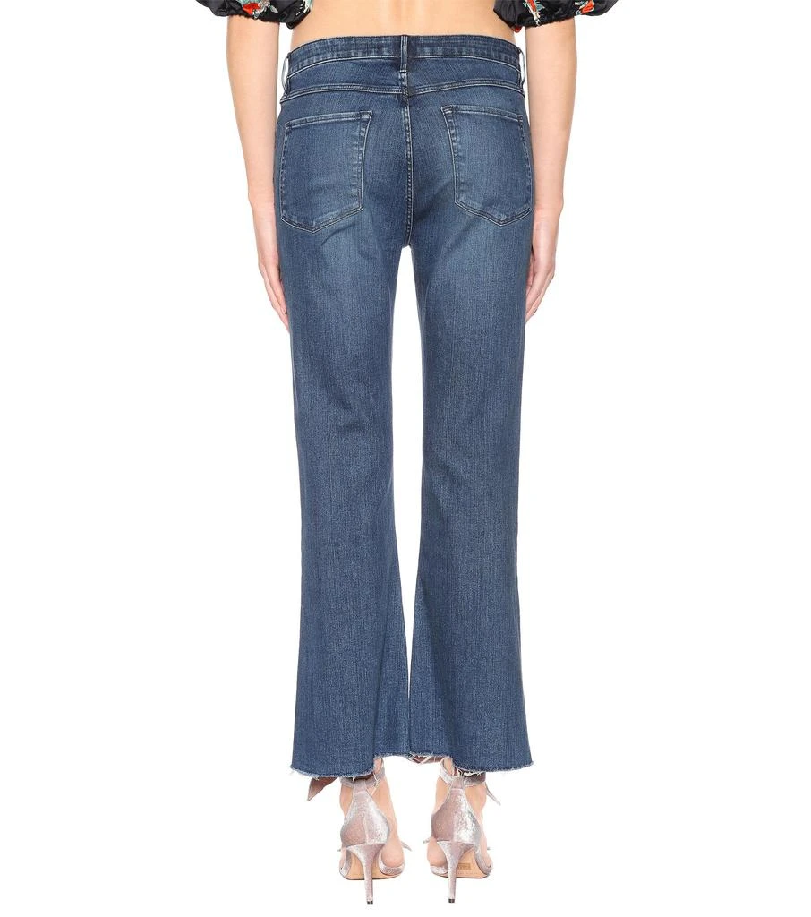 3 X 1 3 X 1 Women's W25 Midway Extreme Cropped Jeans Fringed Edges 1
