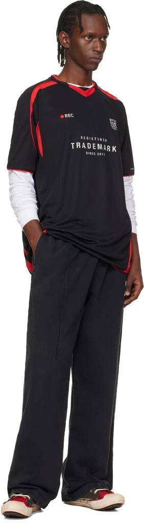 Vetements Black 
Red Football Jersey 4