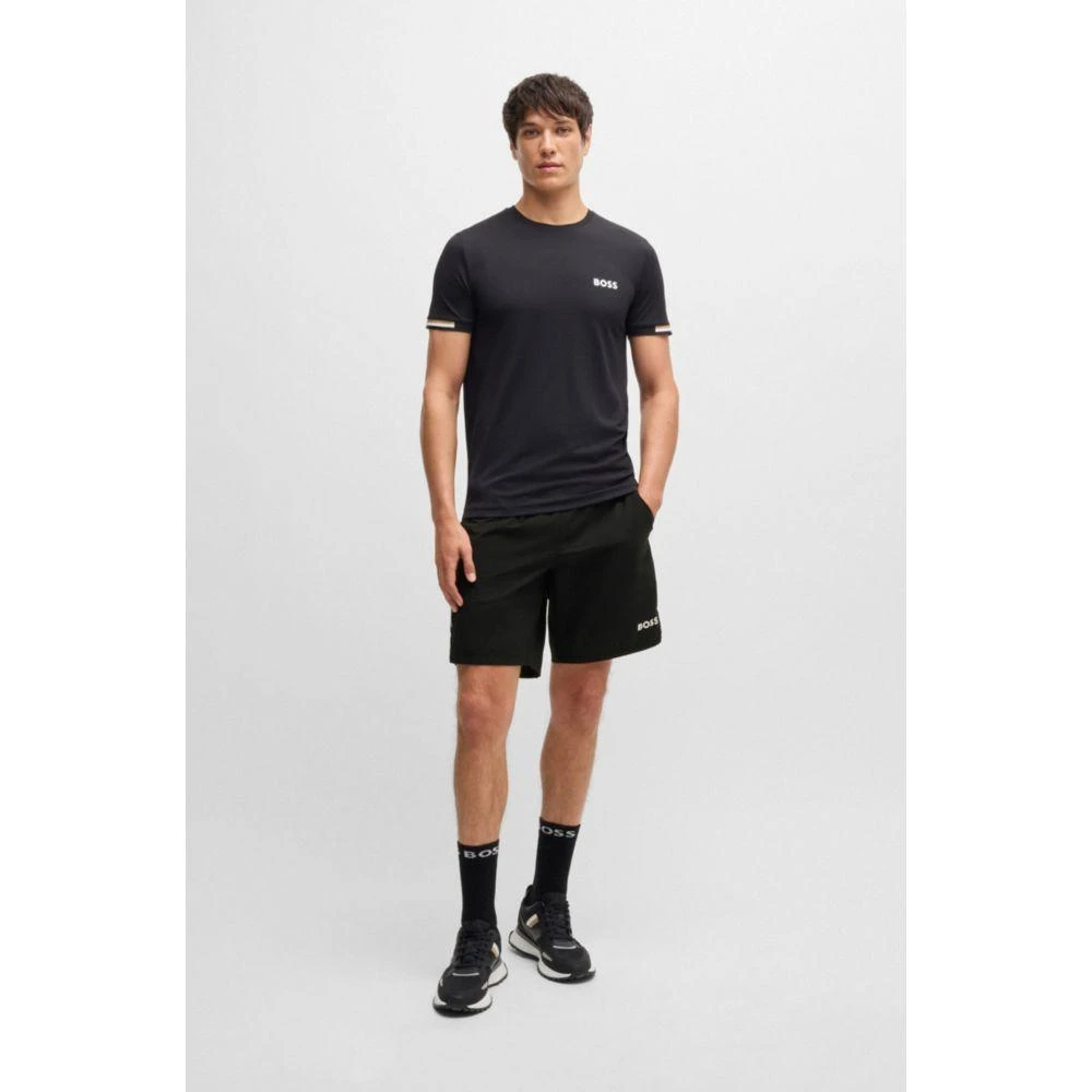 Hugo Boss x Matteo Berrettini active tennis shorts with four-way stretch 2