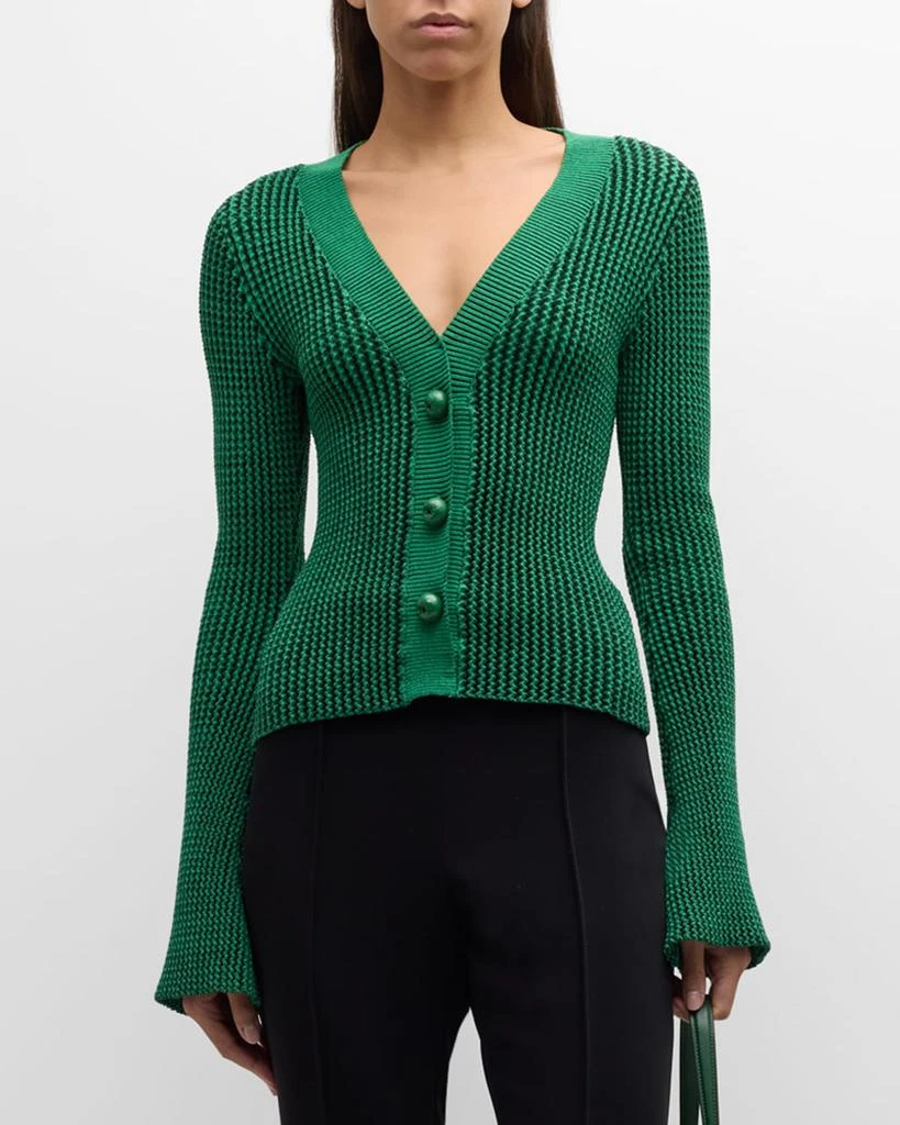 SIMONMILLER Peep Textured Knit Cardigan 4