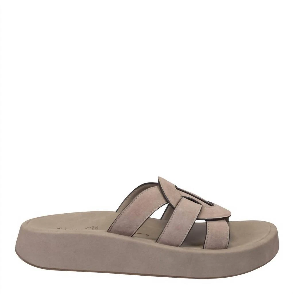 Naked Feet Women's Market Sandals In Greige 3