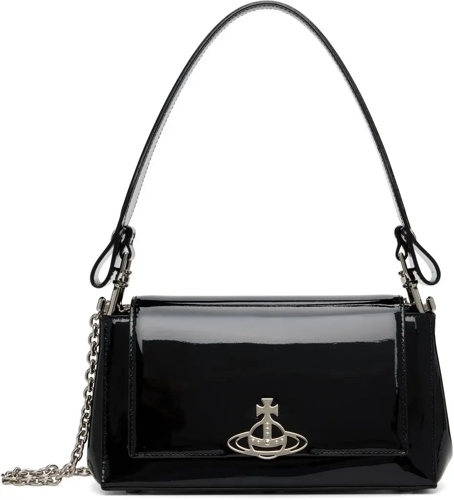 Vivienne Westwood Black Hazel Medium Handbag
