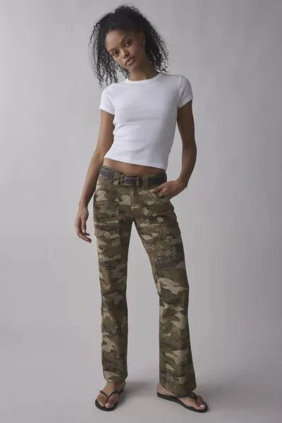 BDG BDG Brigid Camo Print Chino Low-Rise Utility Pant 1