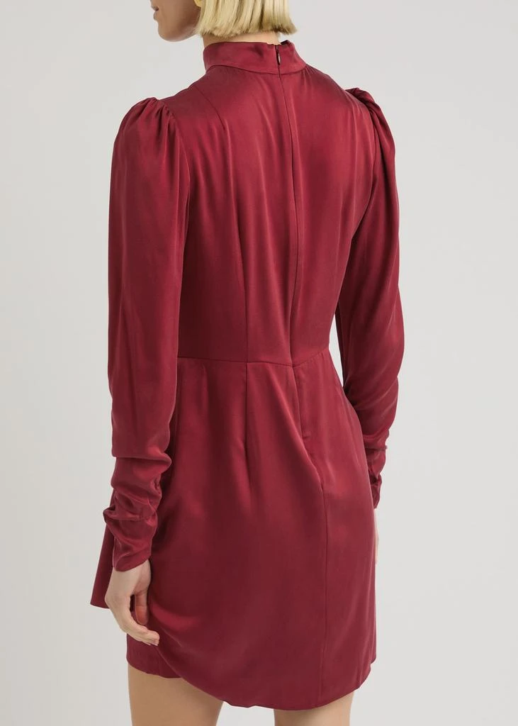 Zimmermann Draped stretch-silk satin mini dress 3