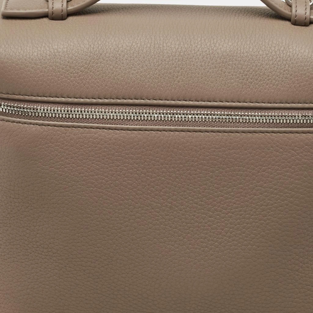 Loro Piana Loro Piana Beige Leather Extra Pocket L23 Backpack 8