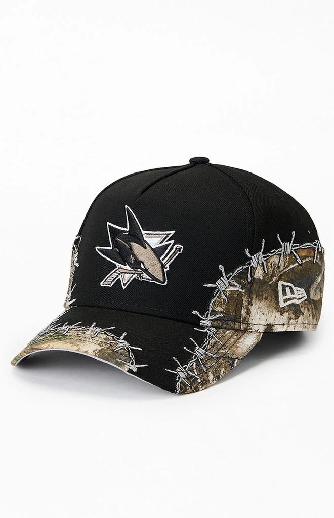 New Era San Jose Sharks Camo Barbwire 9FORTY Snapback Hat 4