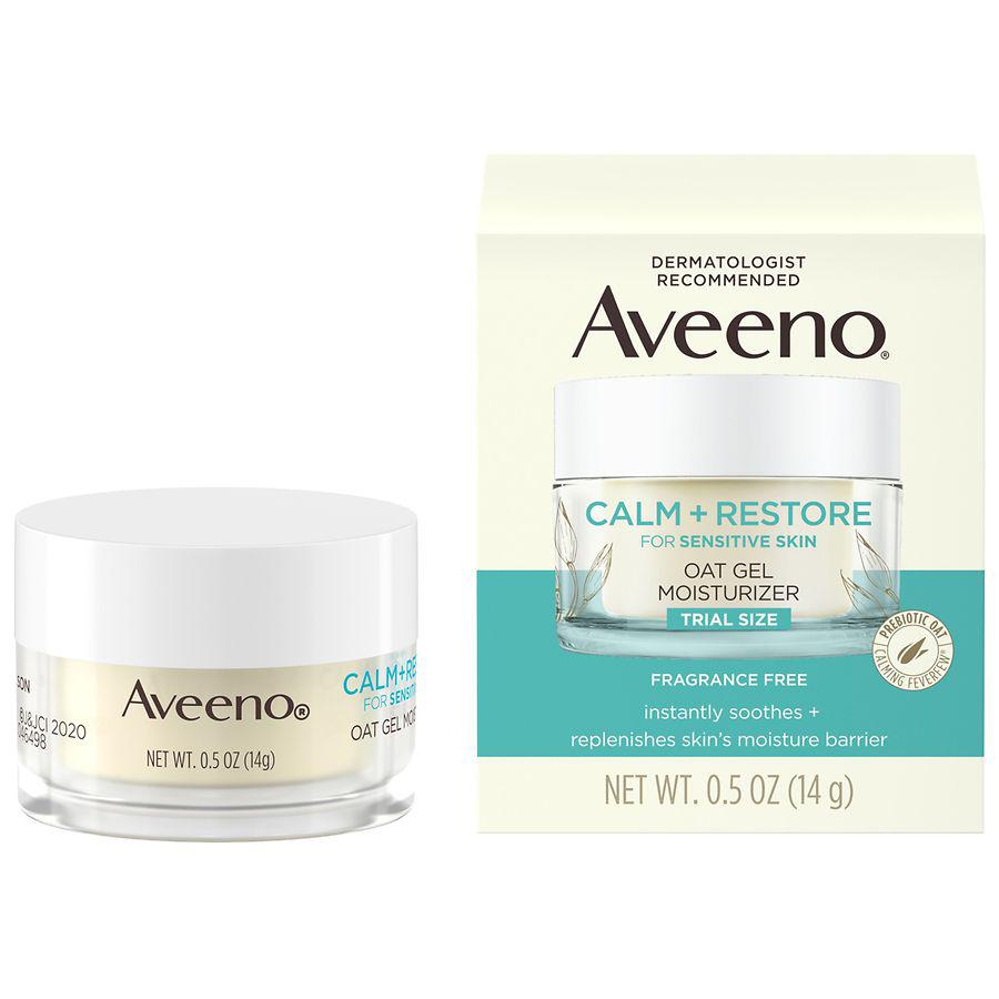 Aveeno Calm + Restore Oat Gel Face Moisturizer, Sensitive Skin