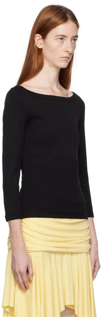 FLORE FLORE Black Steffi Long Sleeve T-Shirt 2