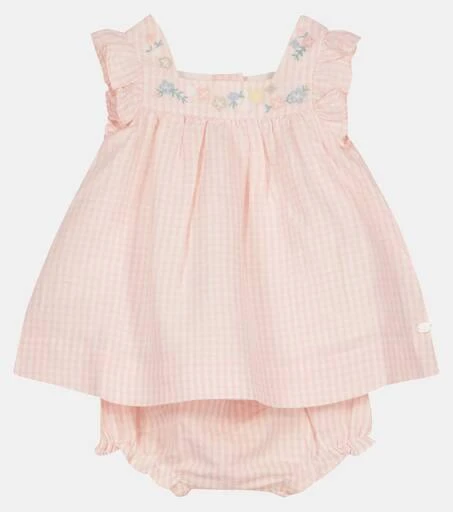 Tartine et Chocolat Baby set of linen-blend dress and bloomers 2