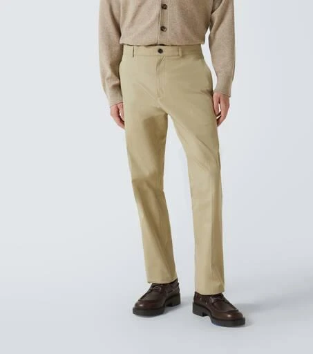 Burberry Cotton gabardine slim pants 3