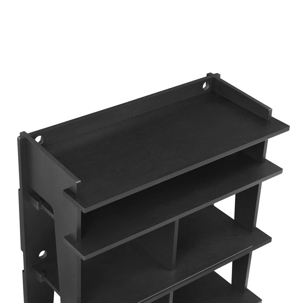 Crosley Brands Soho Record Storage Console Black - Turntable Stand 5
