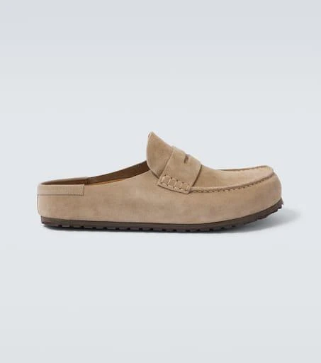 Birkenstock Naples suede mules 1