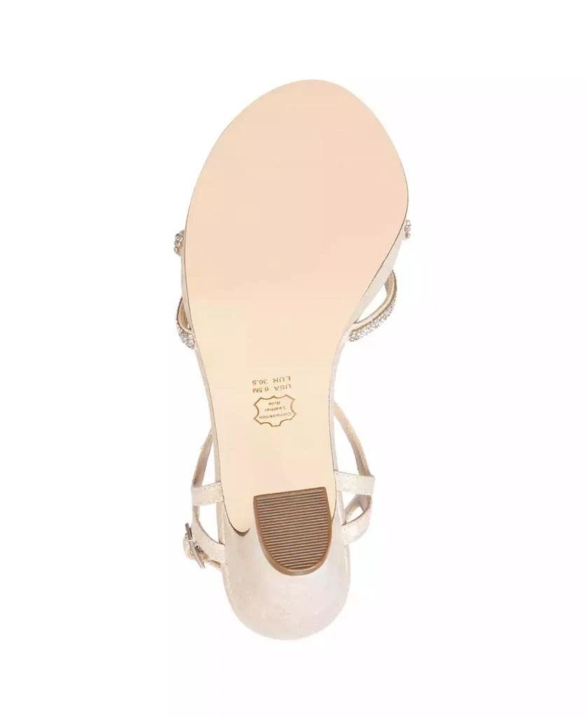 Nina Women's Saralyn Platform Block Heel Evening Sandals 5