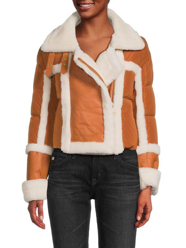 Nicole Benisti Montana Shearling & Down Jacket