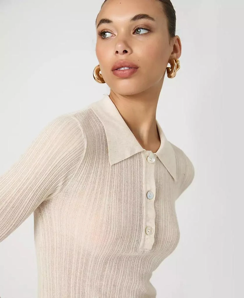 French Connection Women's Knit Polo Top 4