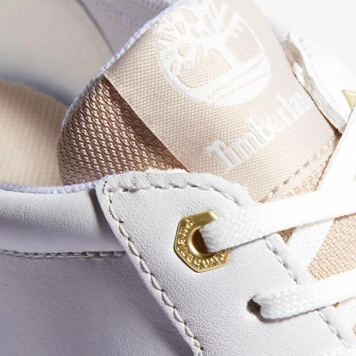Timberland Miami Coast Leather Trainer for Women in White 6