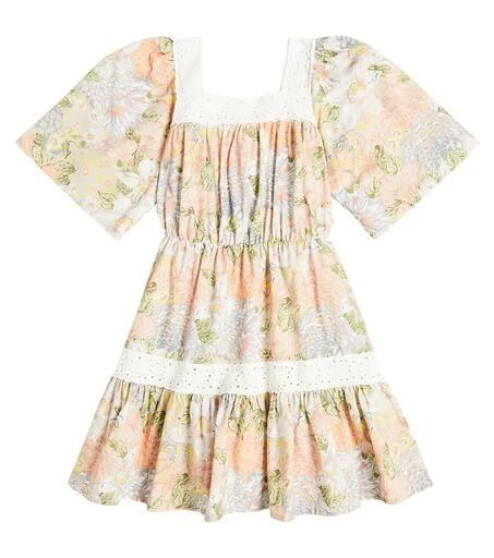 Silver lace-trimmed floral cotton dress  On Sale Now with Up to 32% Off |  Discover Exclusive Deals & Savings at BeyondStyle  Authentic The New ...