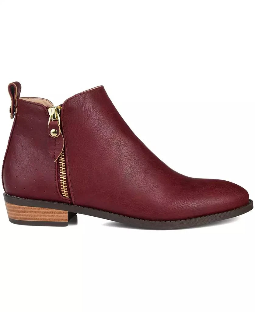 Journee Collection Women's Ellis Side Zip Ankle Booties 21