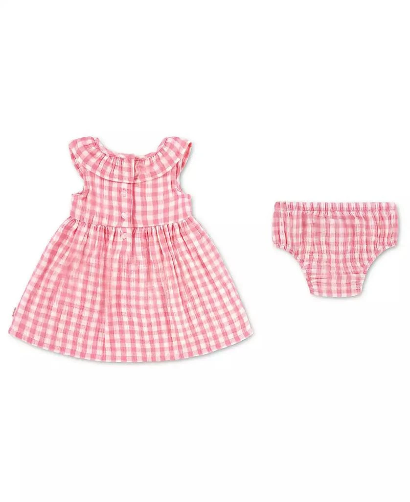 Huggies Baby Girls
 Ruffle Neck Dress and Bloomers, 2-Piece Set 2