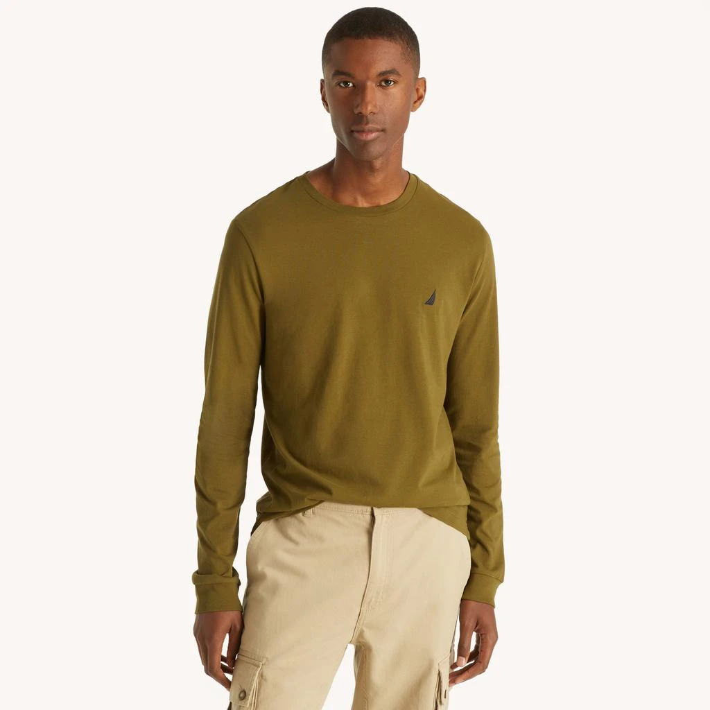 Nautica Crewneck Long-Sleeve T-Shirt 2
