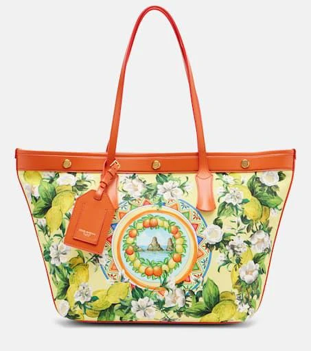 Dolce
Gabbana Taormina Large printed canvas shopper 1