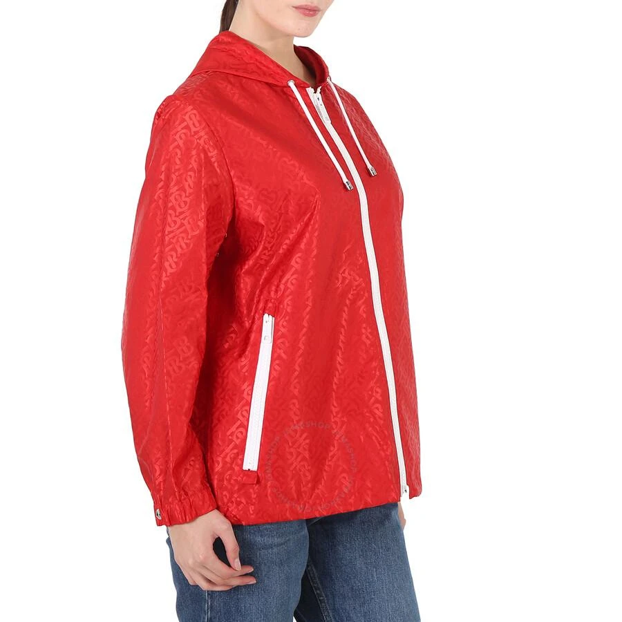 Burberry Ladies Bright Red Everton Pattern Jacket 3