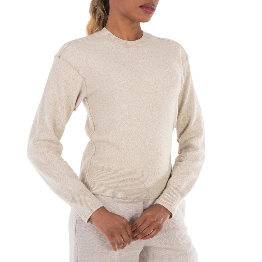 Burberry Burberry Crewneck Logo Embroidered Sweater, Size Medium