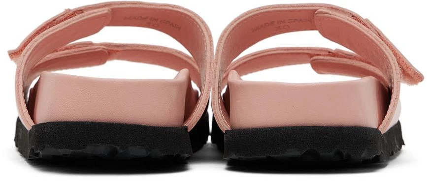 Palm Angels Kids Pink Logo Slides 2