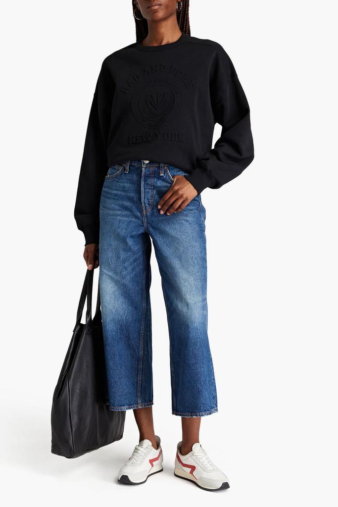 Rag & Bone Maya cropped high-rise wide-leg jeans