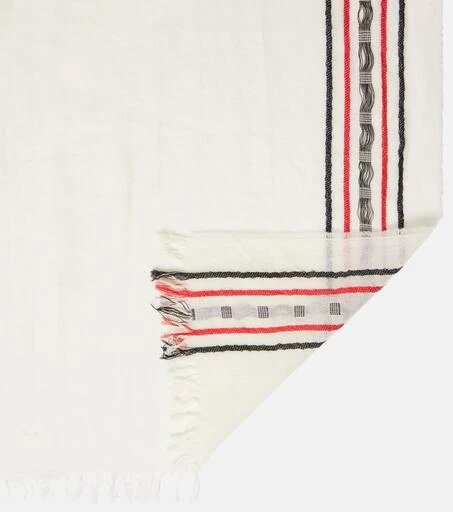 The Row Terela wool, cashmere, and silk scarf 5
