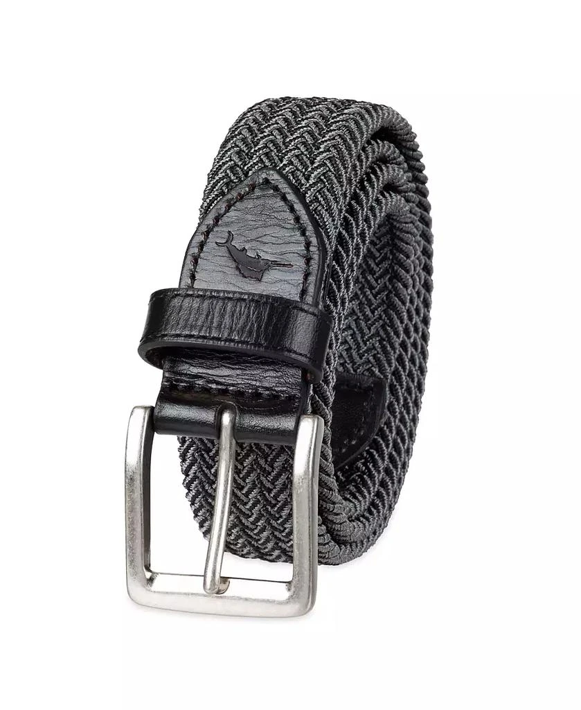 Tommy Bahama Men's Two-Tone Stretch Braided Web Belt 2