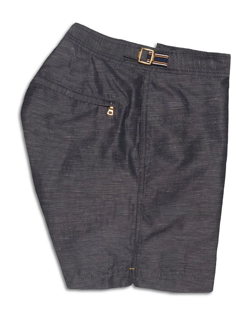 ORLEBAR BROWN Bulldog Linen Tape 6" Swim Trunks 4