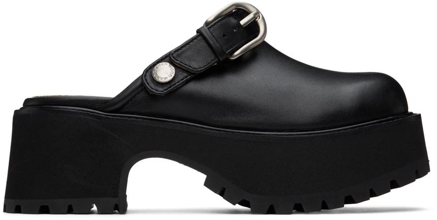 Marge Sherwood Black 70's Clogs