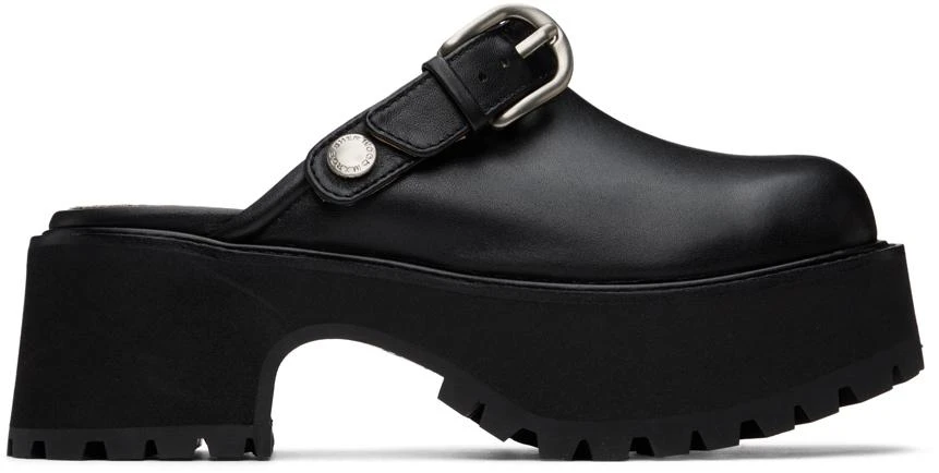 Marge Sherwood Black 70's Clogs 1