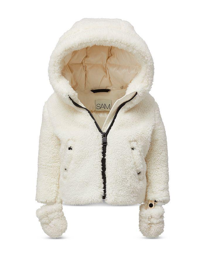SAM. Unisex Snowball Faux Shearling Hooded Down Jacket - Baby