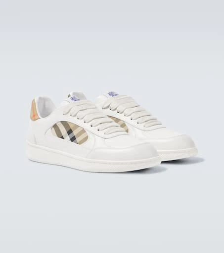 Burberry Burberry Check EKD leather sneakers 5