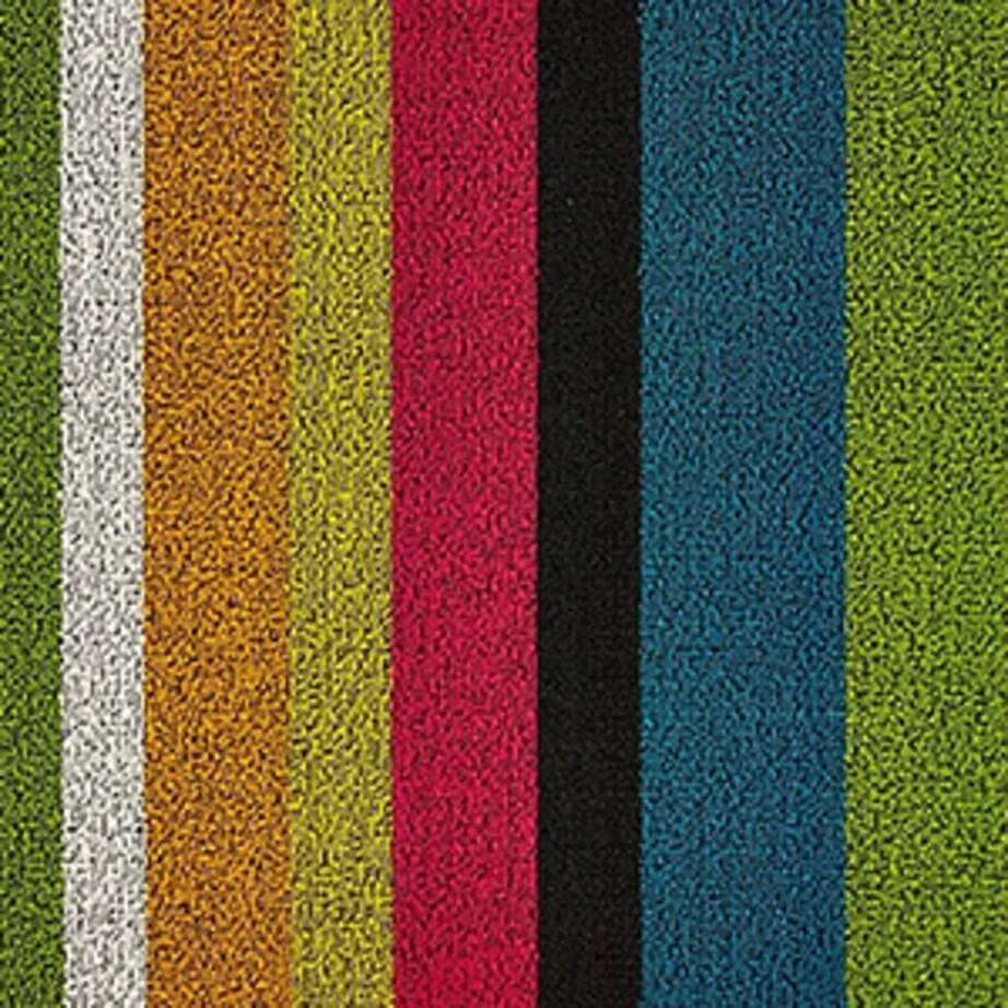 Chilewich Bold Stripe Shag Doormat (46cm x 71cm) 5