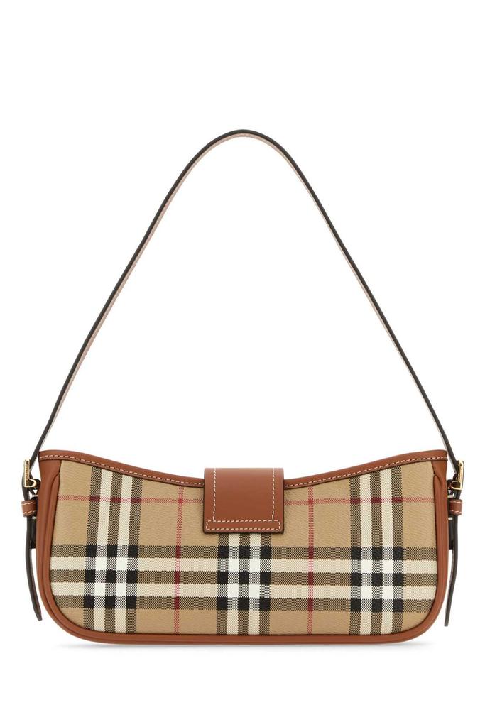 Burberry Burberry Vintage Checked Buckled Shoulder Bag