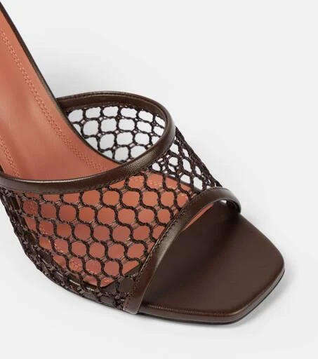 Amina Muaddi Lupita 95 mesh mules 6