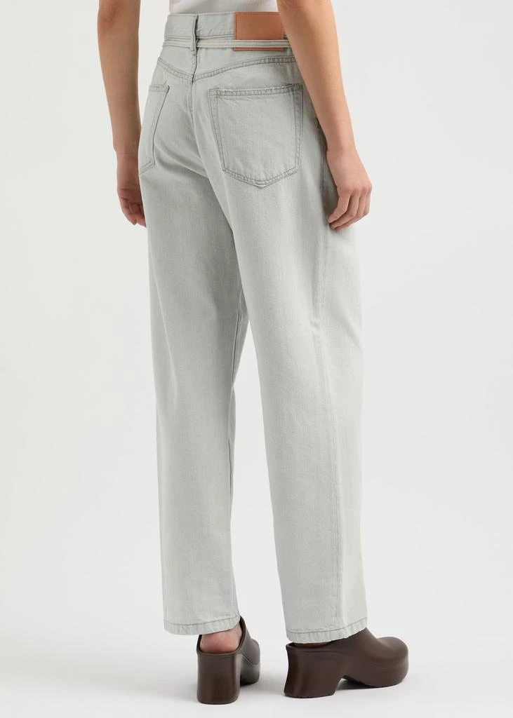 Acne Studios Belted straight-leg jeans  3