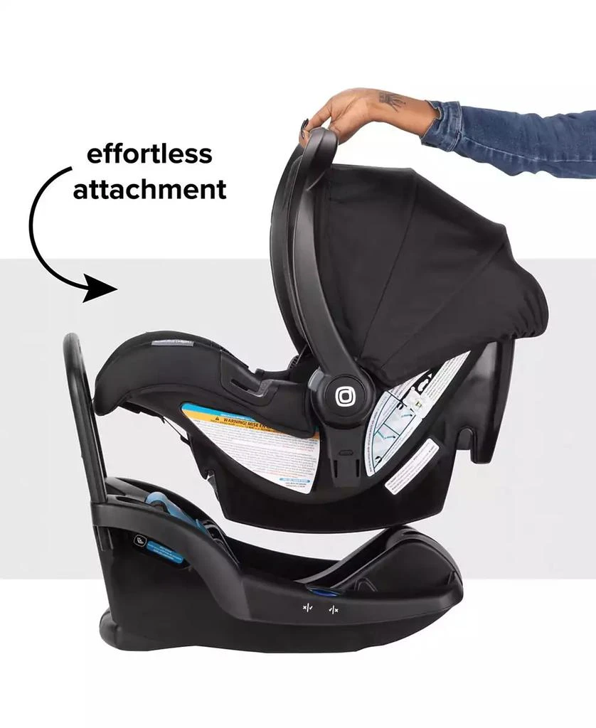 Diono Quantum 4 3-in-1 Travel System with LiteClik30 R SafePlus Infant Car Seat and Base, Gray Slate 4