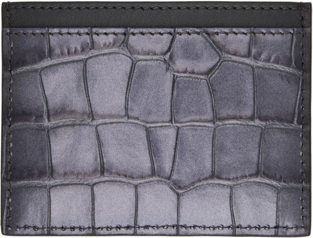 Vivienne Westwood Gunmetal Flat Card Holder 2
