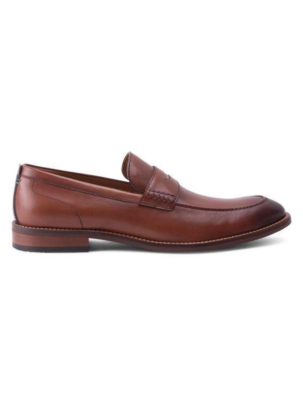 Paisley and Gray Houndstooth Penny Loafers