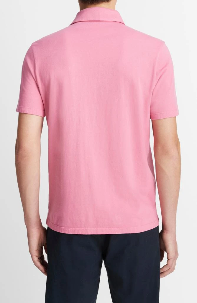 Vince Regular Fit Garment Dyed Cotton Polo 2