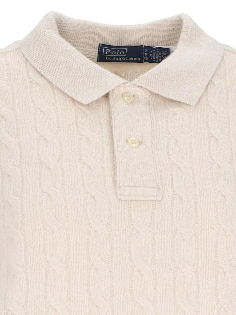 Ralph Lauren Braided Knit Polo Shirt 1